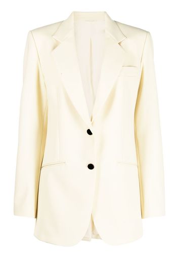 DEL CORE single-breasted virgin wool blazer - Giallo