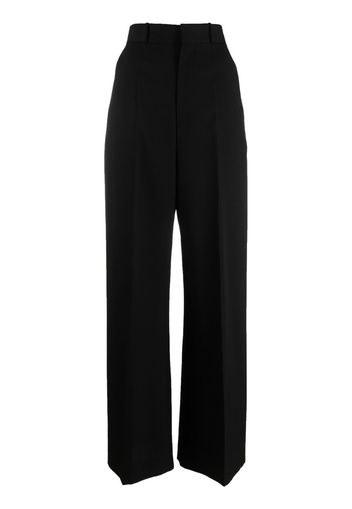 DEL CORE high-waisted wide-leg trousers - Nero