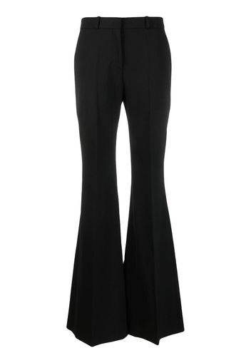 Del Core high-waisted flared trousers - Nero