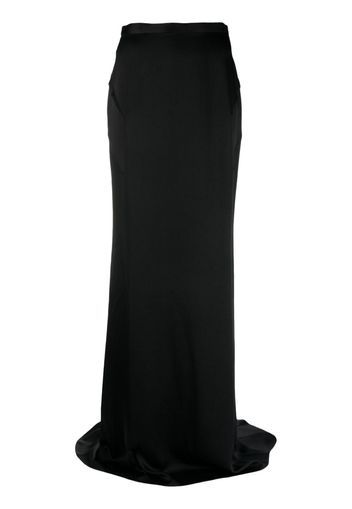 Del Core high-waisted maxi skirt - X1000 BLACK