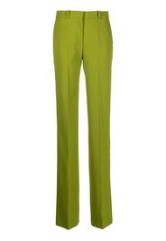 Del Core pressed-crease straight-leg trousers - Verde