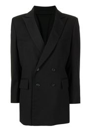 Delada reversible panel blazer - Nero