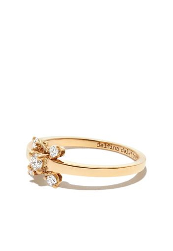 Delfina Delettrez 18kt yellow gold Dancing Diamonds ring - Oro