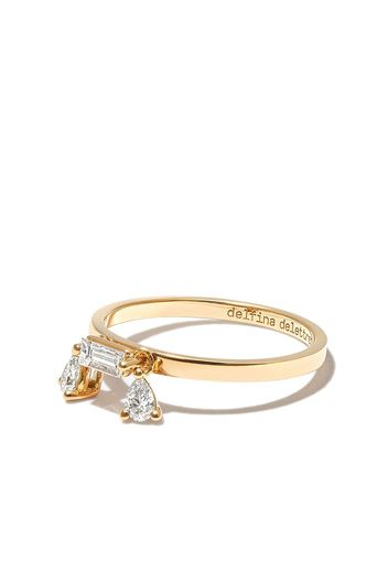 Delfina Delettrez 18kt yellow gold Dancing Diamonds ring - Oro