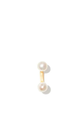 Delfina Delettrez 18kt yellow gold Micro pearl single stud earring - Oro