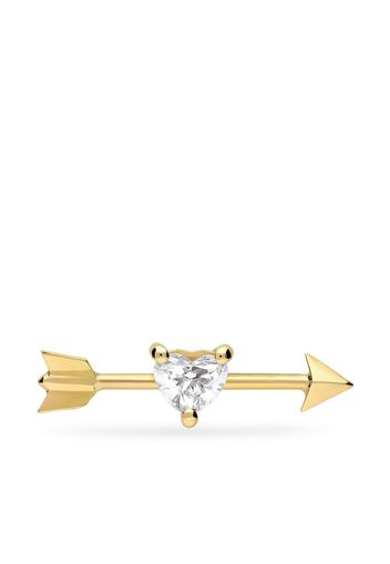 Delfina Delettrez 18kt yellow gold Love diamonds stud earring - Oro