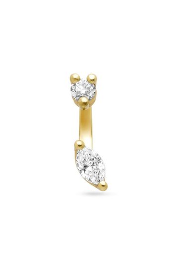 Delfina Delettrez 18kt yellow gold Micro diamond stud earring - Oro