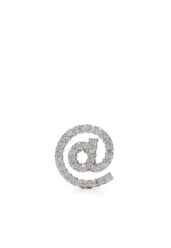 Delfina Delettrez 18kt white gold Snail diamond stud earring - Argento