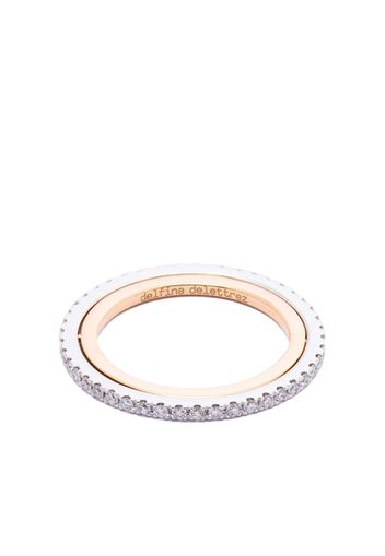 Delfina Delettrez 18kt yellow gold & diamond tourbillon ring - Argento