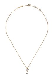 Delfina Delettrez Collana Two In One con diamante - YELLOW GOLD/WHITE GOLD