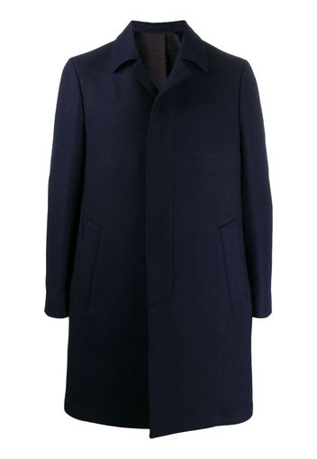 single-breasted midi coat