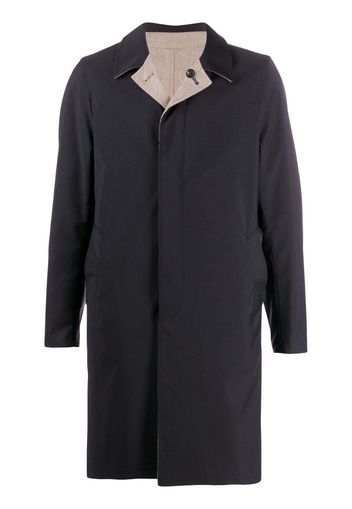 single-breasted reversible coat