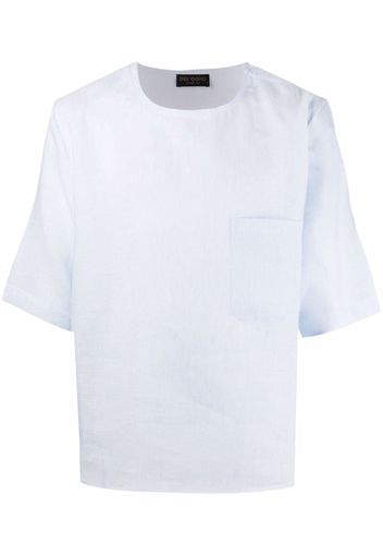 Dell'oglio short-sleeve linen T-shirt - Blu