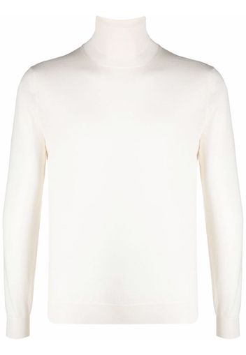 Dell'oglio roll-neck merino jumper - Bianco