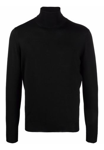 Dell'oglio roll-neck merino jumper - Nero