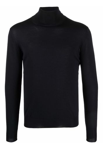 Dell'oglio roll-neck merino jumper - Blu