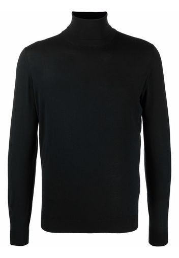 Dell'oglio roll-neck merino jumper - Nero