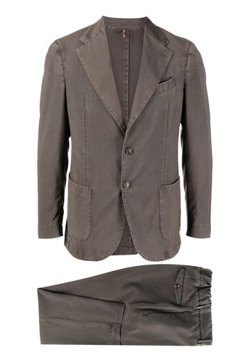 Dell'oglio single-breasted wool suit - Grigio