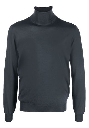 Dell'oglio fine-knit roll-neck jumper - Grigio