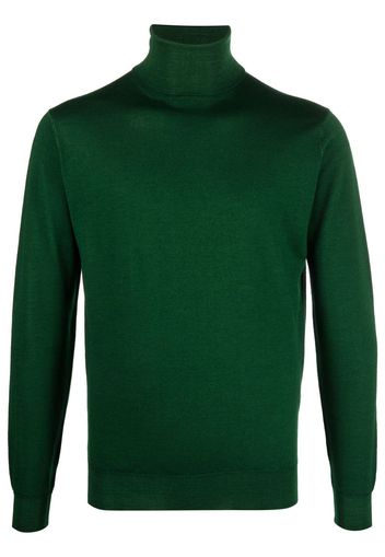 Dell'oglio roll-neck merino wool jumper - Verde