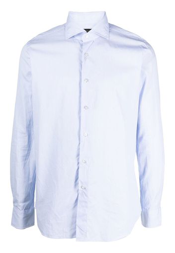 Dell'oglio pinstripe long-sleeved shirt - Blu