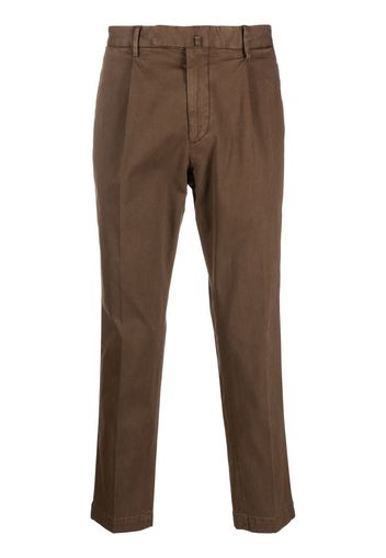 Dell'oglio tapered tailored trousrs - Marrone