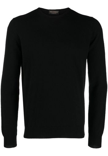 Dell'oglio crew-neck cashmere-merino jumper - Nero