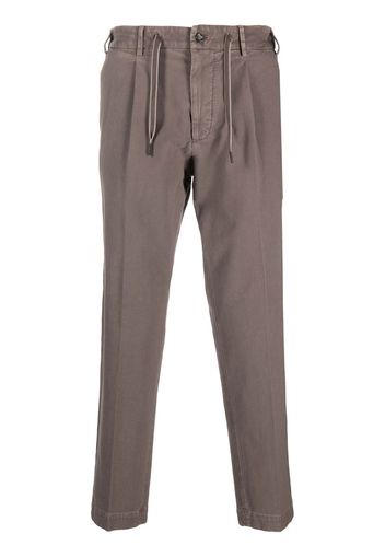 Dell'oglio drawstring-waistband chino trousers - Marrone