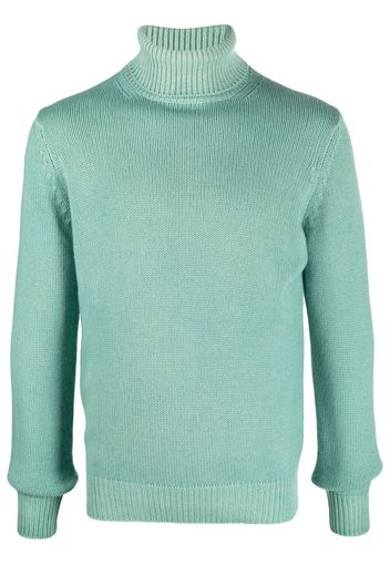 Dell'oglio roll-neck knit jumper - Verde