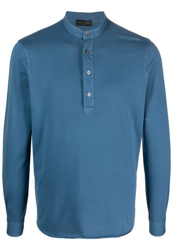 Dell'oglio band-collar polo shirt - Blu