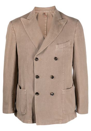 Dell'oglio peak-lapels double-breasted blazer - Toni neutri