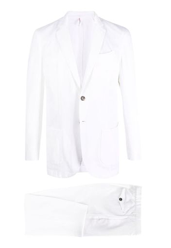 Dell'oglio single-breasted suit - Bianco