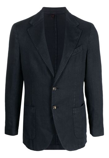 Dell'oglio notched-collar single-breasted blazer - Blu