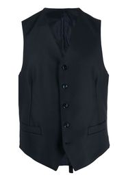 single-breasted wool waistcoat