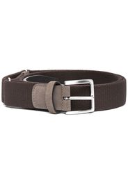 Dell'oglio contrast-panel belt - Marrone