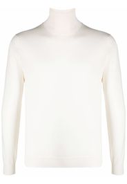 Dell'oglio roll-neck merino jumper - Bianco