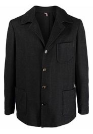 Dell'oglio single-breasted wool-blend jacket - Grigio