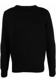 Dell'oglio merino knit crew neck jumper - Nero