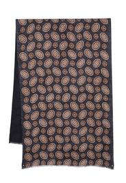 Dell'oglio two-toned patterned scarf - Blu