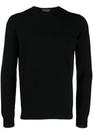 Dell'oglio crew-neck cashmere-merino jumper - Nero