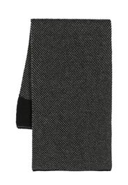 Dell'oglio fine-knit cashmere scarf - Nero