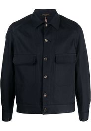 Dell'oglio cotton shirt jacket - Blu