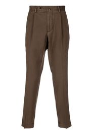 Dell'oglio tapered-leg tailored trousers - Marrone