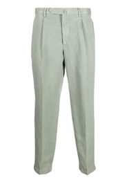 Dell'oglio slim-cut tailored trousers - Verde