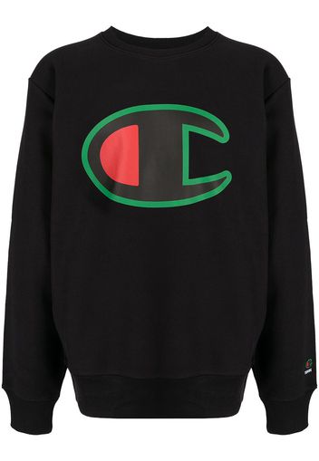 DENIM TEARS x Champion logo-print sweatshirt - Nero