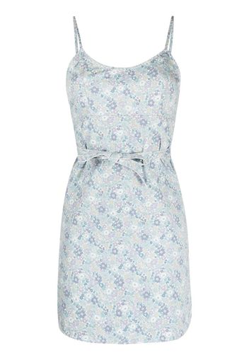 Denimist all-over floral print dress - Bianco