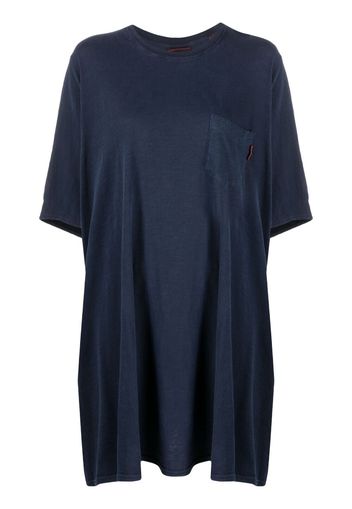 Denimist Vestito modello T-shirt - Blu