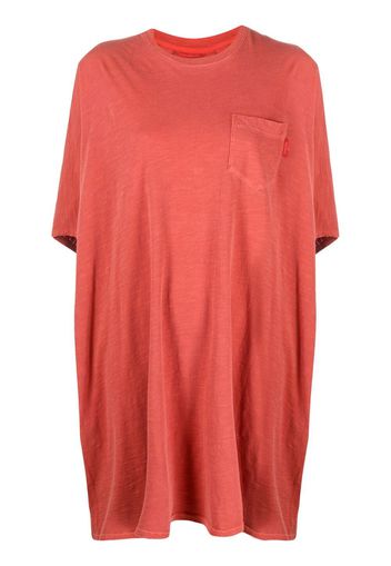 Denimist Vestito modello T-shirt - Arancione