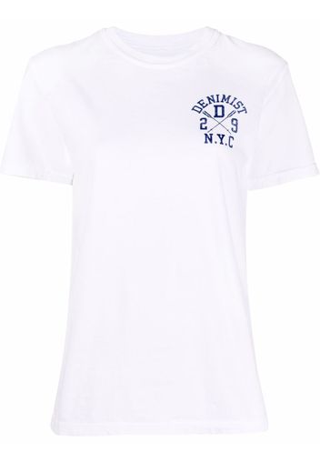 Denimist T-shirt con stampa - Bianco