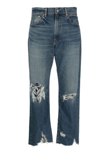 Denimist Lucy distressed-effect boyfriend jeans - Blu